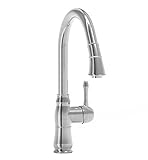 Parmir Water Systems SSK-790 Single Handle Kitchen Faucet with Pull Down Spray, Brushed Steel [並行輸入品
