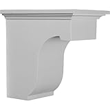 Ekena Millwork BKT10X10X06LE 6 7/8-Inch W x 10-Inch D x 10-Inch H Legacy Bracket [並行輸入品]