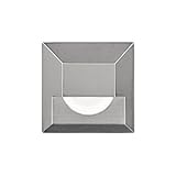 WAC Lighting 2061-30SS WAC Indicator 3 inch Led 12V Square Step & Wall Light In Stainless SteelStain