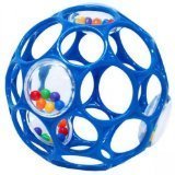 Oball With Rattle Toy - Blue by Mary Meyer [並行輸入品]