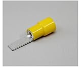 ニチフ端子工業 銅線用 環境配慮形 絶縁被覆付ブレード端子(BT形) 黄 TMEX BT-5.5-18-YEL