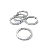 【BEAUTY PLAYER】二重リング 平キーリング 40個 20mm シルバー キーホルダー 金具リング キーホルダーパーツ ハンドメイド アクセサリーパーツ 手作り 手芸用品 素材 DIY材料