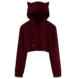 [S-2XL] レディース パーカー 秋 冬 猫耳 フード付き 長袖 トップス クリアランスセール ホットセール 割引 プロモーション おしゃれ ゆったり カジュアル 人気 快適 薄手 パーティー 通