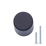 AmazonBasics Whistle Cabinet Knob, 0.75" Diameter, Flat Black, 10 Pack