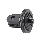 アルミ変換アダプター 三脚マウント 1/4"-20 ネジ GoPro用(GP規格)→カメラネジ(1/4規格)に変換 1/4カメラ アクセサリー ミニ三脚マウント トライポッドアダプター （1 個）-M06