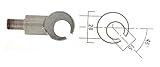 取付工事関連商品・備品　SS-60-1　丁番おこし先端　φ15　丁番おこし先端　（φ5穴）　鉄　入数：1