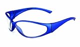Sellstrom 70641 Atlantis Series Protective Eyewear, Light Blue Lens, Black Frame (Pack of 12) by Sel