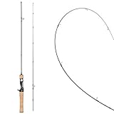 Rosewood 超軽量スピニング/キャスティングロッド コルクハンドル 釣り竿 センシティブ ソリッドチップ クラッピー トラウト パンフィッシュ 超軽量 5フィート 5.5フィート 6フィート (キャスティングロッド 1.5)