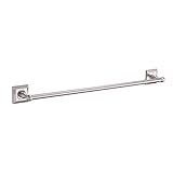 Designers Impressions Aurora Series Satin Nickel 24" Towel Bar [並行輸入品]