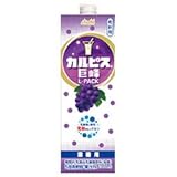 カルピス カルピス巨峰 Lパック 1L紙パック×12(6×2)本入