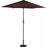 アルミガーデンパラソル アルミパラソル 傾くパラソル 幅240cm 角度調整 チルト機能 持ち運び クランク式 開閉 ガーデニング ガーデン アウトドア キャンプ バルコニー レジャー バーベキュー 