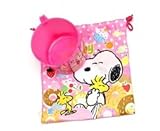 スヌーピー　SNOOPY　コップ＆巾着セット (桃・ピンク)