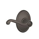Schlage F40 FLA 613 WKF Wakefield Collection Flair Privacy Lever, Oil Rubbed Bronze [並行輸入品]