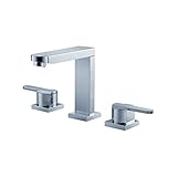 Fluid Faucets F28006 Wisdom Widespread Bathroom Sink Faucet, Chrome, 1-Pack [並行輸入品]