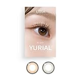 カラコン URIA ユリア YURIALPLUS アールグレー ユリアルプラス【1箱2枚入り】度あり 度なし マンスリー 1month 1ヶ月コンタクトレンズ（アールグレー／0.00）