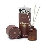 Paddywax プチコレクション 香り付きオイルリードディフューザー ミニ 1.5オンス ブラウン タバコ パチョリ