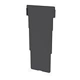 Width Divider for 30840, 30846, 30848 and 30844 ShelfMax 8 Plastic Nesting Shelf Bin Box, Black, 12-