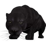 FRP　黒豹の跳躍 / Black Panther　【動物園オブジェ　アニマルオブジェ　店舗・イベン