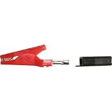 テイシン電機:テイシン電機 圧着式モールドクリップS C-201 赤6個入り C-201A-R 型式:C-201A-R（1セット:6個入）