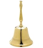 StealStreet SS-IA-BL062 6 inch Polished Brass Handle Shaker Bell [並行輸入品]