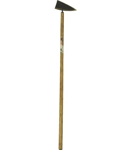Amazon | 千成 三角鎌草削り鍬 鍛造鋼付八寸刃240mm 色仕上げボルト止
