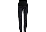 (キュミオ) QeMIO 女性 妊婦 マタニティ デニム パンツ ジーンズ Baby Maternity Abdominal Pants Pregnancy Women Elastic Belly T