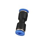 uxcell エアクイックフィッティング 　ワンタッチ継手　クイック継手 プラスチック　4mm- 4mm　ストレート　5個入り