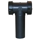 LASCO 03 – 4293 AbsプラスチックセンターコンセントスリップジョイントTee withテールピース、1 1 / 2インチ、ブラック