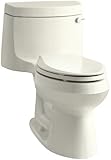 KOHLER K-3828-RA-96 Cimarron Comfort Height One-Piece Elongated 1.28 GPF Toilet with Aqua Piston Flu
