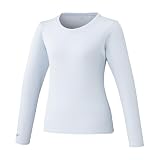 [ミズノ] トレーニングウェア ブレスサーモTシャツ（長袖） 発熱素材 32MAC850 ウィメンズ エアリーブルー L