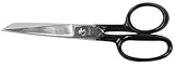 Westcott Forged Nickel Plated Straight Office Scissors, 7", Black by Acme United [並行輸入品]
