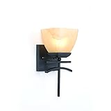 ヨセミテSentinelバスルームホームデコレーションVanity with Amber Scavo Shades 1-Light マルチカラー 94671VB 1