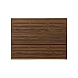 関家具(Sekikagu) 大川家具 チェスト ブラウン 奥行41.5×幅120×高さ88.5(cm) 371493