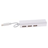 Baosity 高速 イーサネット LAN アダプタ ハブ ケーブル USB 3.1 タイプC → USB RJ45 Macbookに対応