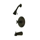 Elements of Design EB2635BX New York Single Handle Tub & Shower Faucet, 7-1/2' Diameter Escutcheon, 