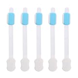 ブルー5pcs-adjustable-drawer-cupboard-door-fridge-box-children-kids-baby-safety-lock