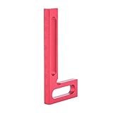 l-square木工ツール、アルミニウム合金右角度精度測定ルーラーMini Clamping正方形100 mm