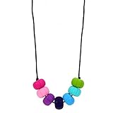 MyBoo Autism/Sensory/Teething Chewable Chunky Multi-Colored Beaded Necklace - Pastels by MyBoo