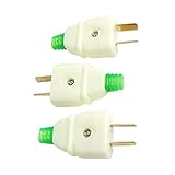 uxcell　プラグコネクター　パワーコード　オス　電気　US　AU　プラグ　AC 250V 16A　3個入り