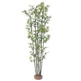 【人工植栽】　タカショー グリーンデコ和風 黒竹7本立 鉢無　1.5m　GD-50S