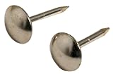 The Hillman Group The Hillman Group 532632 #9 Upholstery Nails Smooth Nickel (25 oz-Pack) by The Hil
