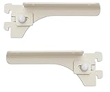 ウッドワン カナモノ フツウノ ホワイト 棚板奥行145mm用ブラケット 左右セット MKTTBS-2C-W