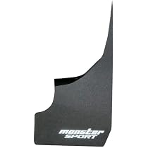 BlackPanda◇新型ジムニー2点セット◇ブラック、ステッチ白 Amazon | MONSTER SPORT マッドフラップセット ブラック ジムニー