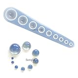 Craft Tamago 【1個】シリコン型 モールド 半球 9サイズ 最小約4.2～最大約24mm