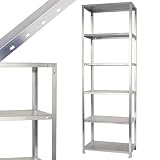 スチールラックのキタジマ スマートラック NSTR-747 幅70×奥行45×高さ210cm 6段 亜鉛メッキ 40kg/段