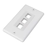 ネットメカニズム 端子3個用ブランクコンセント BFPMTW-DCR03-WH