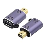NFHK Mini DisplayPort 1.4 オス - Mini DP メス 8K 60hz アダプター ウルトラHD UHD 4K 144hz 7680 * 4320 ビデオ PC ノートパソコン モニター用