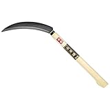 千吉 長刃鎌 330mm柄 200mm