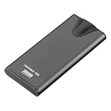 イーサプライ SSD 外付け 2TB 読出最大2000MB/s 超小型 USB Type-C接続 USB20Gbps USB3.2 Gen2×2 ケーブル20cm Win/Mac対応 シルバー EZ6-USSH2TB