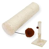 ペットプロ ねこちゃん大好き爪とぎ キャットタワー ポール替柱